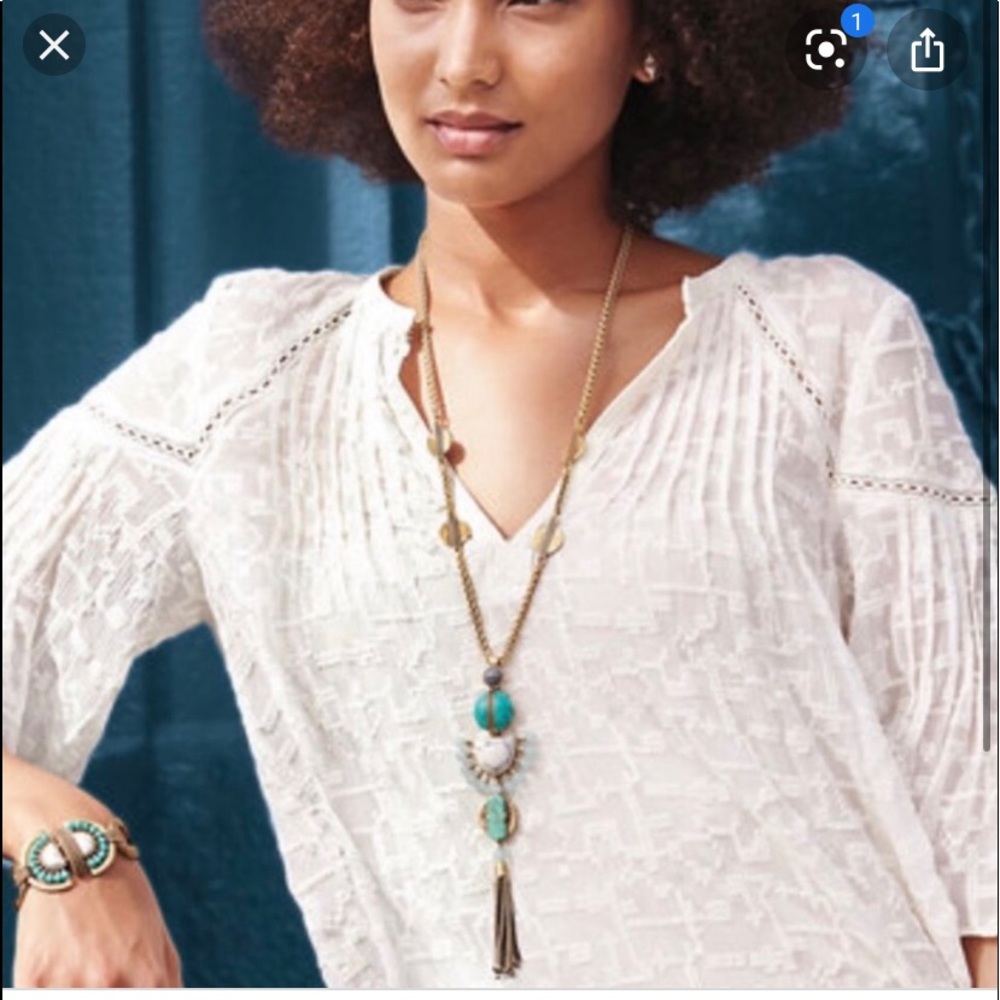 Stella & Dot Totem Tassel Necklace